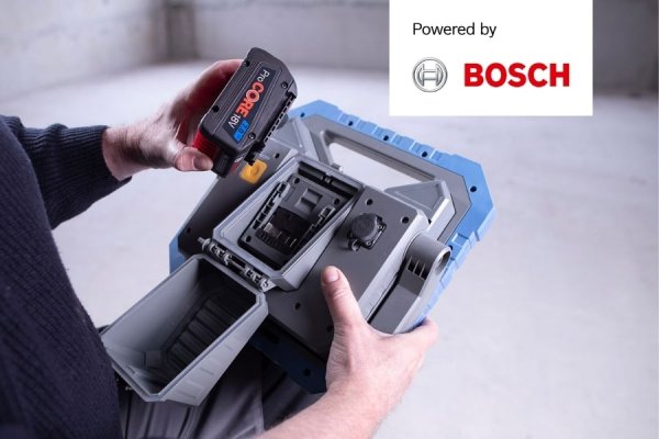 brennenstuhl® offizieller Partner des Bosch Professional 18V Systems