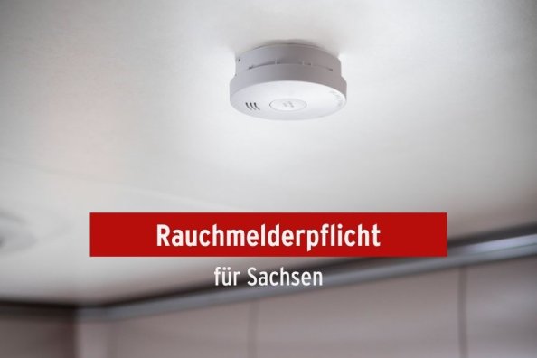 In Sachsen werden Rauchmelder zur Pflicht bis Ende 2023