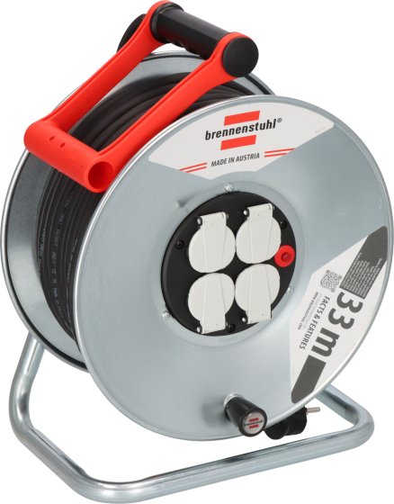 Garant&reg; Kabeltrommel SK 290, 4x Typ F, 33 m H07RN-F 3G2,5 - Produktbild