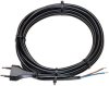 Anschlusskabel 2-polig 5m schwarz H05RN-F 2x0.75