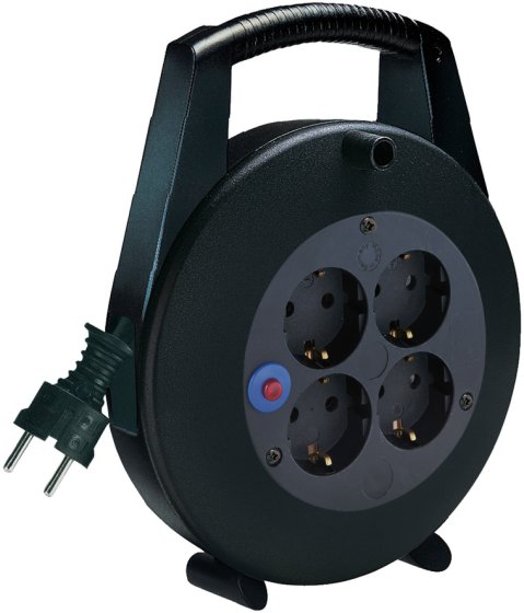 Vario Line X Kabelbox 4-fach schwarz/schwarz 10m H05VV-F 3G1,5 - Produktbild