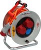 Garant SK 320 CEE Kabeltrommel, 2x CEE 400V/16A, 1x Schutzkontakt-Steckdose 230V/16A, 25m AT-N07V3V3-F 5G2,5 orange, IP44