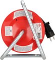 BAT Kabeltrommel ST 180, 4x Typ F, 15m H05VV-F 3G1.5 schwarz - Produktansicht