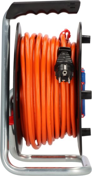 BAT Kabeltrommel ST 290 IP44, 3x Typ F, 33m AT-N07V3V3-F 3G1,5 orange - Produktansicht