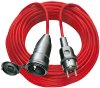 Gummi-Verlängerung rot 20m H05RR-F 3G1,5