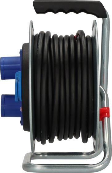 BAT CEE/3 Kabeltrommel SK 290 IP44, 2x CEE 230V/16A, 1x typ F, 25m H07RN-F 3G2,5 - Produktansicht