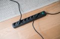 Eco-Line Steckdosenleiste mit Schalter 8-fach schwarz 3m H05VV-F 3G1,5 - Anwendungsbild