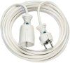 Kunststoff Verlängerungskabel  2m H05VV-F 3G1,5 weiss