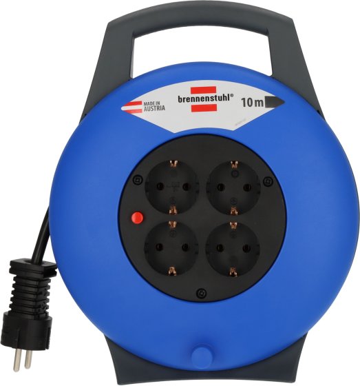 Vario Line X Kabelbox 4-fach schwarz/blau 10m H05VV-F 3G1,5 - Produktansicht