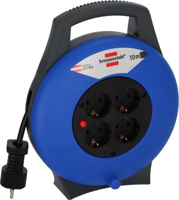 Vario Line X Kabelbox 4-fach schwarz/blau 10m H05VV-F 3G1,5