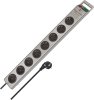 Super-Solid Line Steckdosenleiste 8-fach silber 2,5m H05VV-F 3G1,5