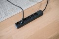 Eco-Line Steckdosenleiste 6-fach schwarz 1,5m H05VV-F 3G1,5 - Anwendungsbild