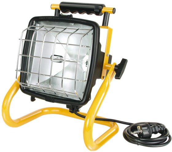 Halogenstrahler Brobusta HIF 500 IP54 5m H07RN-F 3G1,0 400W 8545lm - Produktbild
