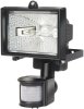 Halogenstrahler H 150 IP44 mit Infrarot-Bewegungsmelder 120W 2216lm schwarz