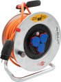 Garant SK 320 Kabeltrommel, 3x Schutzkontakt-Steckdosen 230V/16A, 40m AT-N07V3V3-F 3G2,5 orange, IP44 - Produktbild