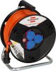 BAT Kabeltrommel ST 290 IP44, 3x Typ F, 50m AT-N07V3V3-F 3G1,5 orange
