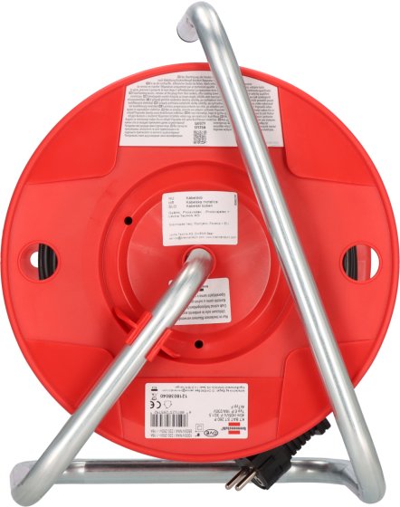 BAT Kabeltrommel ST 260, 4x Typ F, 40m H05VV-F 3G1.5 schwarz (VP54Stk) - Produktansicht