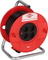 BAT Kabeltrommel ST 260, 4x Typ F, 40m H05VV-F 3G1.5 schwarz (VP54Stk) - Produktbild