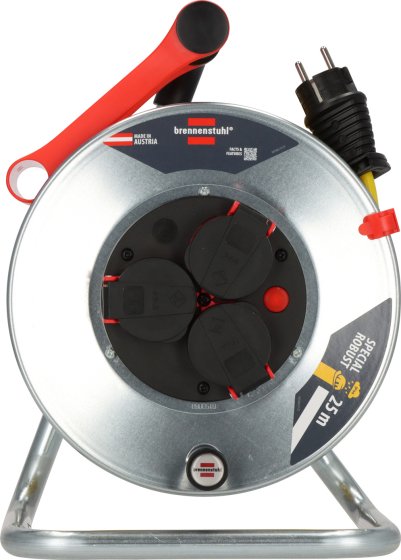 Professional Kabeltrommel SK 240 IP44, 3x Typ F, 25m AT-N07V3V3-F 3G1,5 orange - Produktansicht