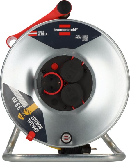 Professional Kabeltrommel SK 290 IP44, 3x Typ F, 33m AT-N07V3V3-F 3G2,5 - Produktansicht