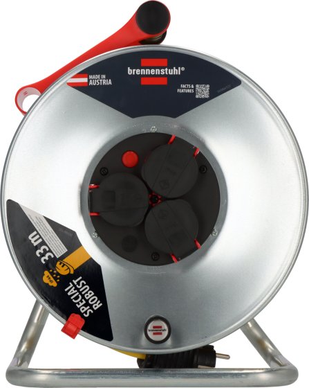 Professional Kabeltrommel SK 290 IP44, 3x Typ F, 33m AT-N07V3V3-F 3G2,5 - Produktansicht