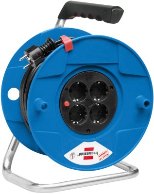 Garant ST 240 Kabeltrommel , 4x Schutzkontakt-Steckdosen 230V/16A, 25m H05VV-F 3G1,5 schwarz