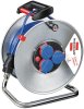 Garant SK 290 Kabeltrommel, 3x Schutzkontakt-Steckdosen 230V/16A, 50m AT-N05V3V3-F 3G1,5 blau, IP44