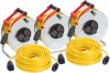 POWER - SET C STAHL PLUS IP44 KT. 3x50m + Verl. 2x25m 3G1,5 AT-N07V3V3