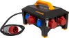 professionalLINE Gummi-Stromverteiler&nbsp;BSV 5 4/5 N560 AT 32A FI 2m H07RN-F&nbsp;5G6,0 2xCEE 400V/32A, 2xCEE 400V/16A, 5x Schutzkontakt 230V/16A