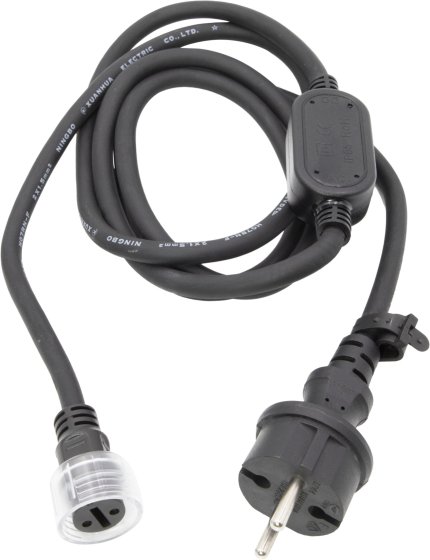 Anschlusskabel für LED-Lichtschlauch 2m H07RN-F 2G1,5 Konturenstecker Typ C (IP44) - Produktbild