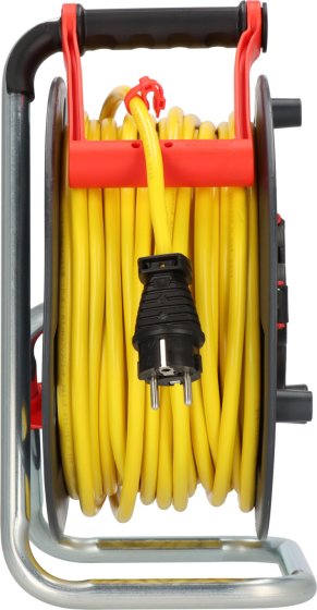 Professional Kabeltrommel ST 290 IP44, 3x Typ F, 40m AT-N07V3V3-F 3G1,5 gelb - Produktansicht