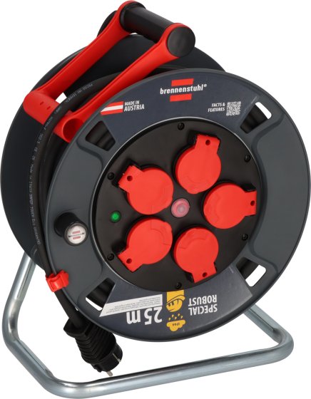 Professional Kabeltrommel ST 300 IP44, 5x Typ F, 25m H07RN-F 3G2,5 - Produktbild