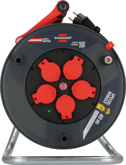 Professional Kabeltrommel ST 320 IP44, 5x Typ F, 40m H07RN-F 3G2,5 - Produktansicht