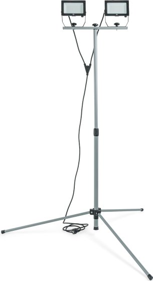 Stativ LED Strahler EL 11000 TD, 11000lm, 2x 50W, 2,5m H05RN-F 3G1,0, IP65 - Produktbild