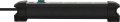 Premium-Line Steckdosenleiste 4-fach schwarz/lichtgrau 5m H05VV-F 3G1,5 - Produktansicht