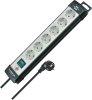Premium-Line Steckdosenleiste 6-fach schwarz/lichtgrau 5m H05VV-F 3G1,5
