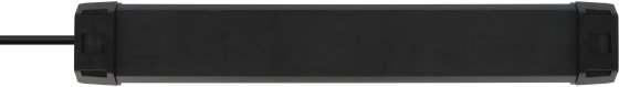 Premium-Line Steckdosenleiste 8-fach schwarz/lichtgrau 5m H05VV-F 3G1,5 - Produktansicht