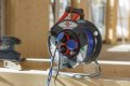 Garant IP44 Kabeltrommel 25m AT-N05V3V3-F 3G1,5 blau - Anwendungsbild