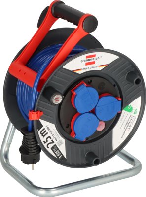 Garant IP44 Kabeltrommel 25m AT-N05V3V3-F 3G1,5 blau