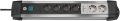 Premium-Alu-Line Technik Steckdosenleiste 6-fach 3m H05VV-F 3G1,5 2 permanent 4 schaltbar - Produktbild