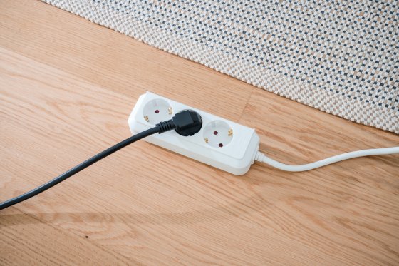 Eco-Line Steckdosenleiste 3-fach weiß 5m H05VV-F 3G1,5 - Anwendungsbild