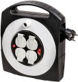 Primera-Line Kabelbox-S 4-fach mit Schalter schwarz/lichtgrau 10m H05VV-F 3G1,5 - Produktbild