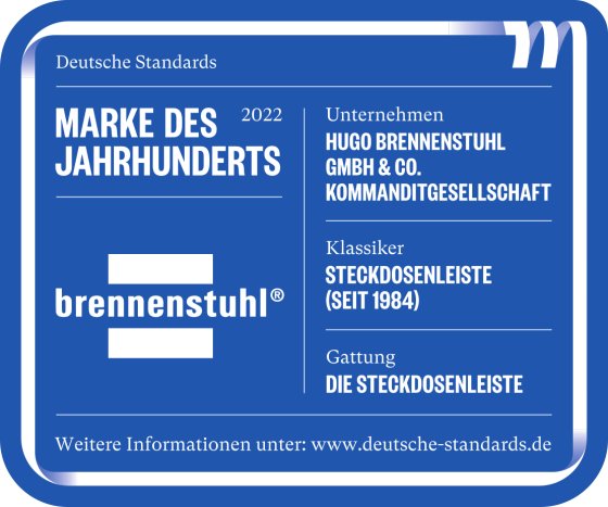 Premium-Line Steckdosenleiste 6-fach schwarz/bordeaux 3m H05VV-F 3G1,5 - Grafik