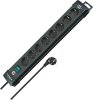Premium-Line Steckdosenleiste 8-fach schwarz 3m H05VV-F 3G1,5