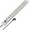 Premium-Line Steckdosenleiste 10-fach lichtgrau 3m H05VV-F 3G1,5