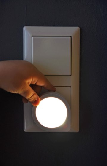 LED-Nachtlicht NL 01 QS mit Schalter 1 LED 1,5lm - Anwendungsbild