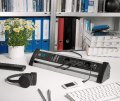 Alu-Office-Line 60.000A &Uuml;berspannungsschutz-Steckdosenleiste mit USB-Ladefunktion 4-fach 1,8m H05VV-F 3G1,5 - Anwendungsbild