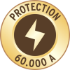 Premium-Protect-Line 60.000A Überspannungsschutz-Steckdosenleiste mit USB-Ladefunktion 6-fach 3m H05VV-F 3G1,5