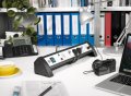 Premium-Office-Line 30.000A &Uuml;berspannungsschutz-Steckdosenleiste mit USB-Ladefunktion 4-fach 1,8m H05VV-F 3G1,5 - Anwendungsbild