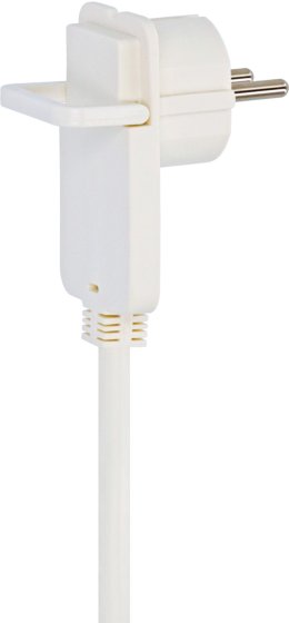 Comfort-Line Plus Steckdosenleiste mit Flachstecker 4-fach weiss 2m H05VV-F 3G1.5 - Produktansicht